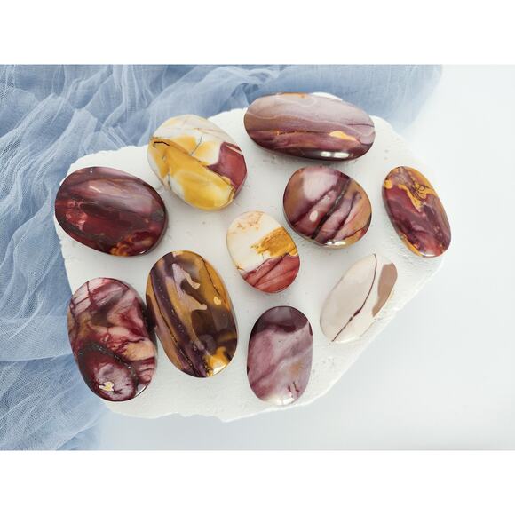 You Pick Mookaite Palm Stones Mercury Retrograde - Picture 4 of 10